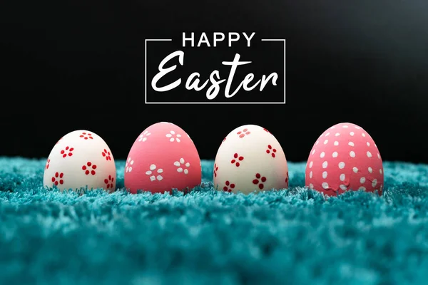Easter egg, happy Easter sunday hunt holiday decorations Royalty Free Stock Photos