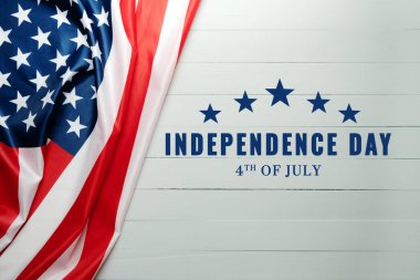 ABD Bağımsızlık Günü 4 Temmuz konsepti, Amerika Birleşik Devletleri bayrağı