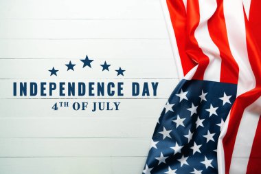ABD Bağımsızlık Günü 4 Temmuz konsepti, Amerika Birleşik Devletleri bayrağı
