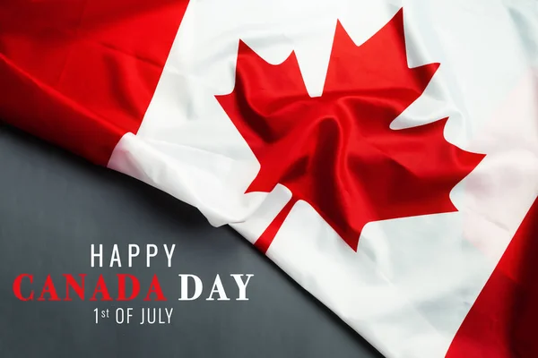 Happy Canada Day Canada Flag Background — Photo