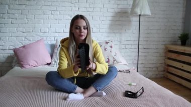 Vlogger ayna kayıt öğretici güzel makyaj