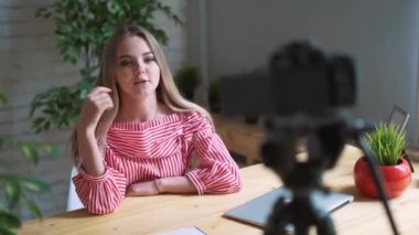 Vlogger ayna kayıt öğretici güzel makyaj