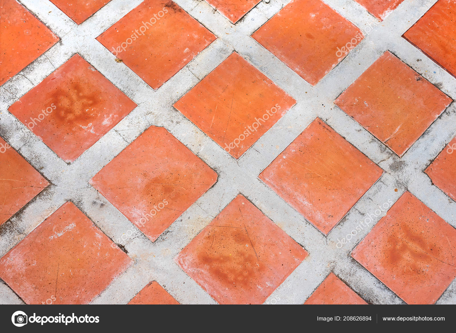 Decorative Cement Floor Old Ceramic Tiles Stock Photo C Appstock