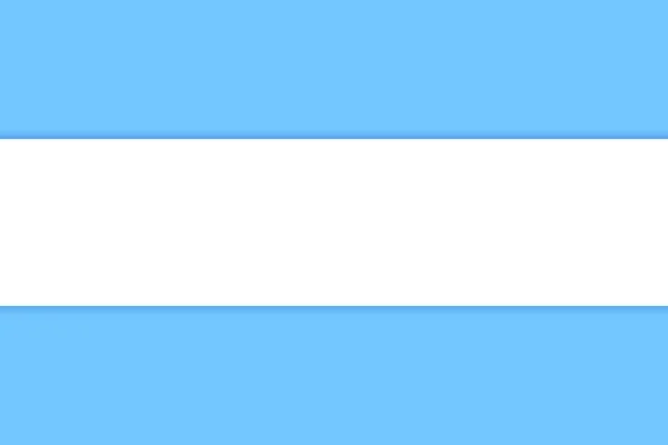 Bannière blanche sur fond bleu . — Image vectorielle