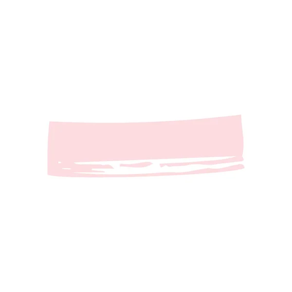 Banners voor nood textuur. Grungy geschilderde borstels. Pastel roze frame. — Stockvector