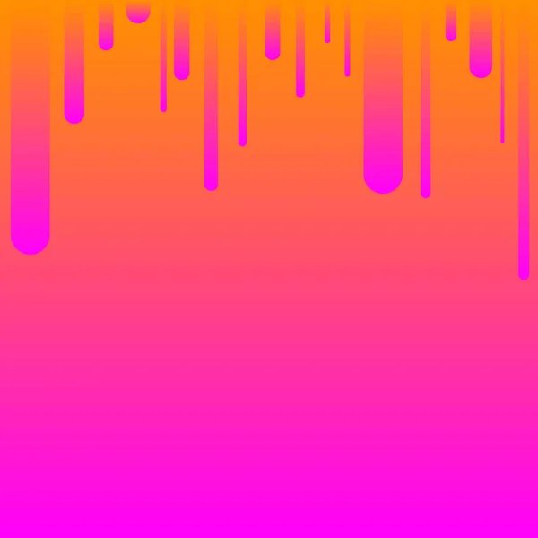 Fondo geométrico abstracto. Líneas paralelas rosa-naranja en la parte superior . — Vector de stock