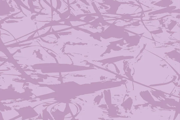 Růžové pastelové pozadí. Abstraktní obrazy ve formě pásů, teček, tyčinek, listů a beztvarých postav v zelených barvách. — Stock fotografie