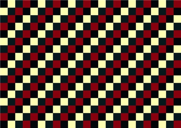 Background from yellow, black and red squares.Pixel Art. — Stock Photo, Image