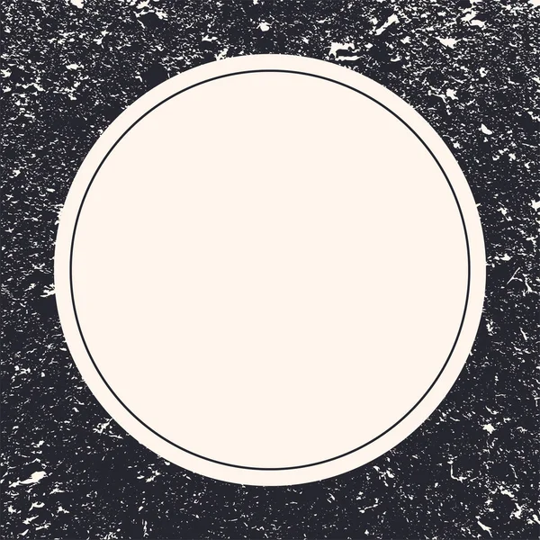 Cercle jaune sur fond gris grunge. Blank pour bannière, lettrage, publicité, cartes. Illustration . — Photo