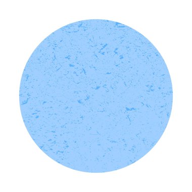 Beyaz izole arka plan üzerinde mavi pastel mermer daire. Illüstrasyon.