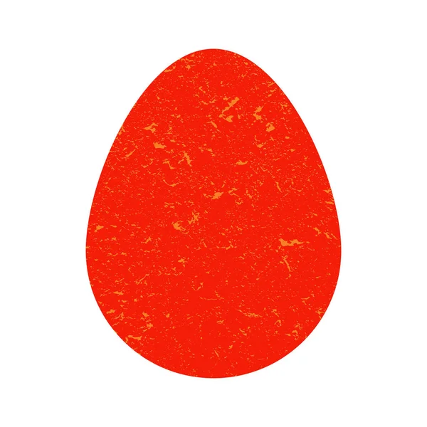 그런 지 스타일에 밝은 빨간 장식 계란. 디자인과 장식을위한 계란. 복고풍 스타일. 그림. — 스톡 사진