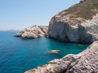 Milos Adası'ndaki plaj