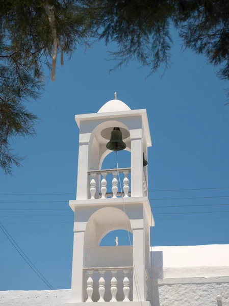 米洛斯岛钟楼细节 — 图库照片