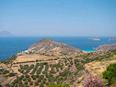 Yunanistan Milos Adası Manzarası