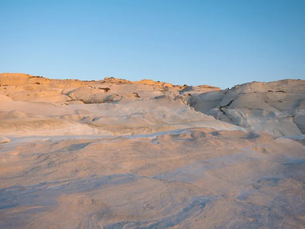 Sarakiniko Beach White Rock Formations Milos Island Greece — Stock Photo, Image