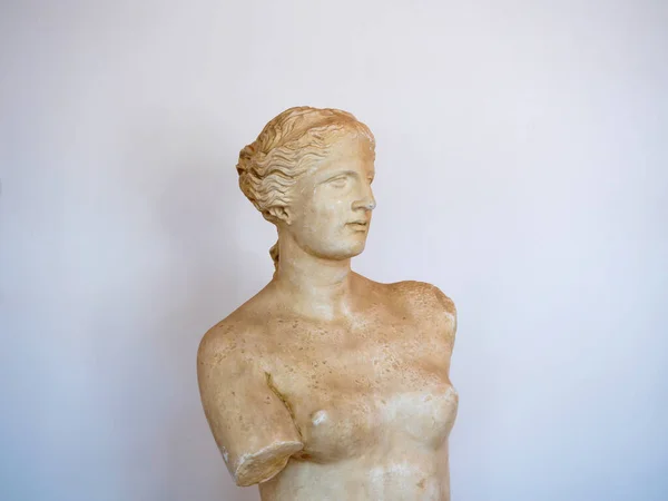 Milos Grecia Julio 2017 Afrodita Milos Réplica Estatua Exposición Del — Foto de Stock