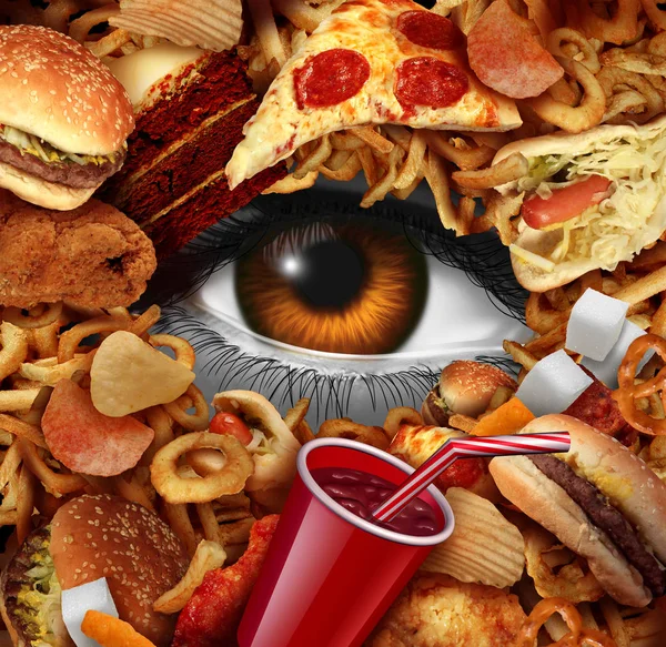 Δίαιτα Βλέποντας Σας Δίαιτα Διατροφή Πρόβλημα Υγείας Κρίση Έννοια Απεικόνιση — Φωτογραφία Αρχείου