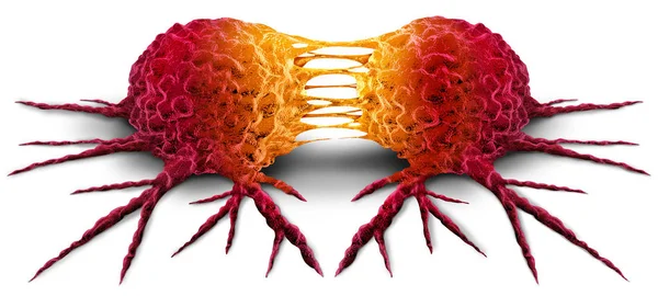 Dividing Cancer Cell Metastasis Division Disease Anatomy Concept Growing Malignant — Stock Photo, Image