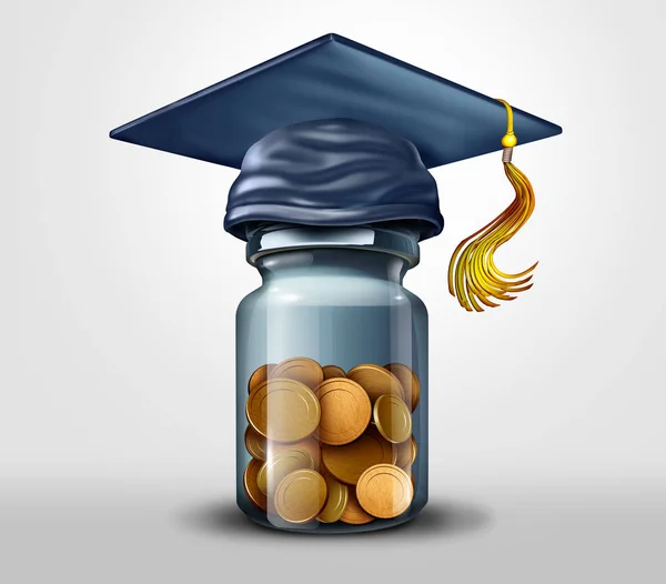 Onderwijs Fonds Beurzen Leren School Collegegeld Schuld Financiële Planning Symbool — Stockfoto