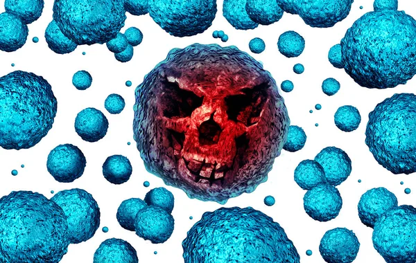 Superbug Έννοια Βακτήρια Στέλεχος Ένα Δολοφόνος Μικρόβιο Που Διαμορφώνεται Όπως — Φωτογραφία Αρχείου