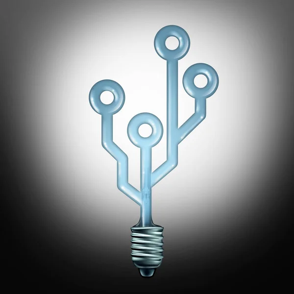 Technology Ideas Symbol Tech Idea Concept Illustration — Stock Photo, Image