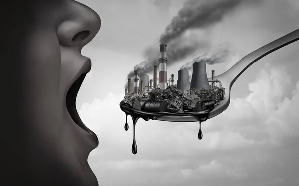 Konzept der Umweltverschmutzung — Stockfoto