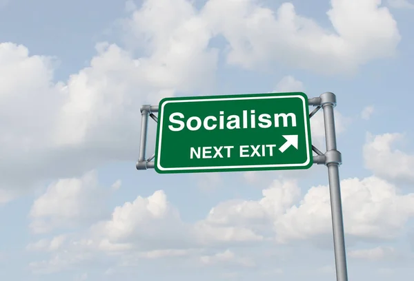 Concepção política do socialismo — Fotografia de Stock