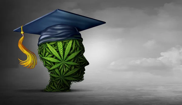 Educação sobre cannabis — Fotografia de Stock