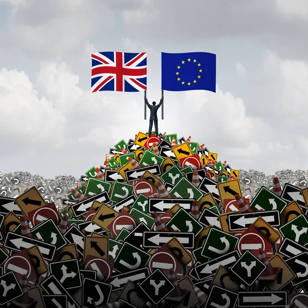 Великобританія рішення Європейського Союзу — стокове фото