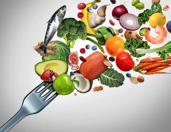 Eating Healthy Food — Stock Photo, Image