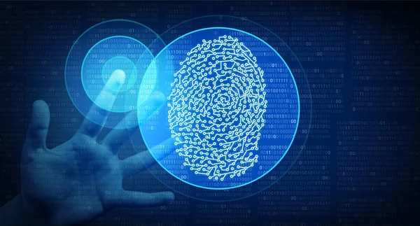 Biometrische identiteit — Stockfoto