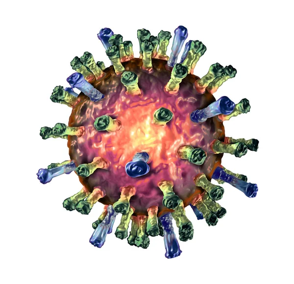 Celda del virus del sarampión — Foto de Stock