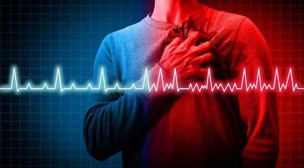 Disturbo cardiaco — Foto Stock
