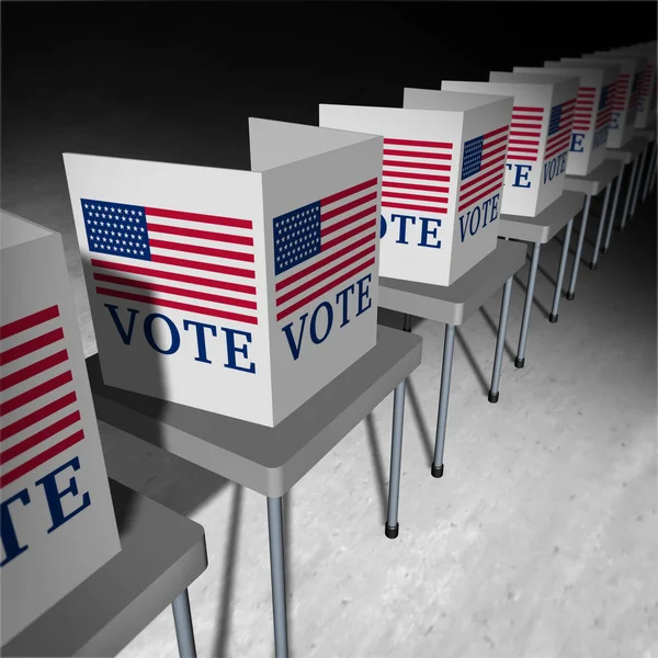 Votazione negli Stati Uniti — Foto Stock