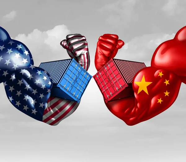 Economic Trade War Concept — Stock Photo, Image