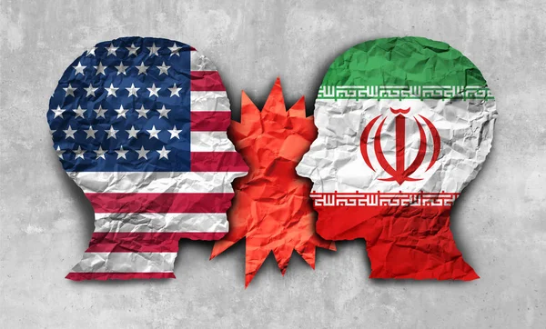 Iran konflikt USA — Zdjęcie stockowe