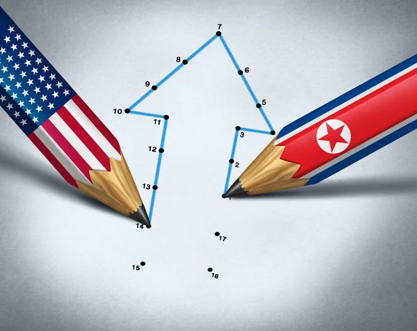 North Korea United States — Stock Photo, Image