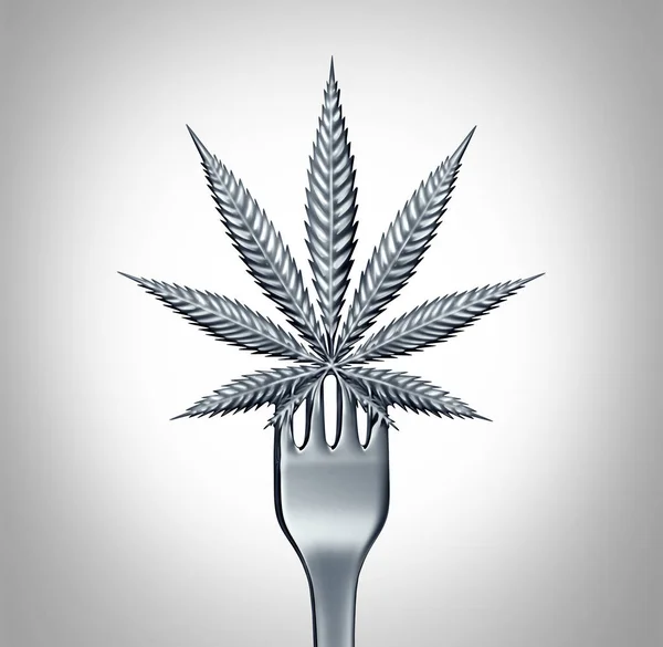 Concepto de Cannabis Comestibles — Foto de Stock