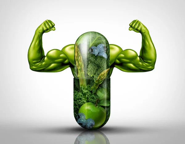 Power Food Supplement — Stock Photo, Image