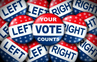 Your Vote Counts Election Badge clipart