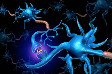 Nerve Cell Synapse clipart