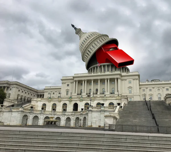 Denunciante del Gobierno de los Estados Unidos — Foto de Stock