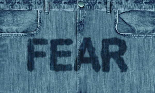 Психология Страха Страх Перед Экстремальными Чувствами Борьбы Бегства Тревоги Ужасе — стоковое фото