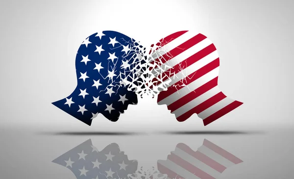 Debate Estados Unidos Los Problemas Sociales Estados Unidos Argumentan Guerra — Foto de Stock