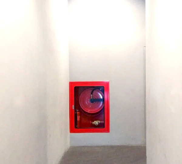 fire equipment in red box