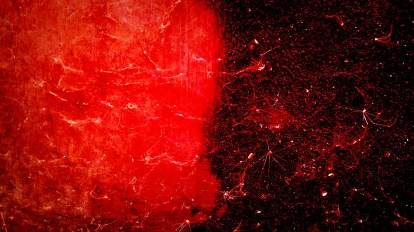 Régi Piros Pókhálók Fal Úgy Néz Mint Vírus Biohazard — Stock Fotó
