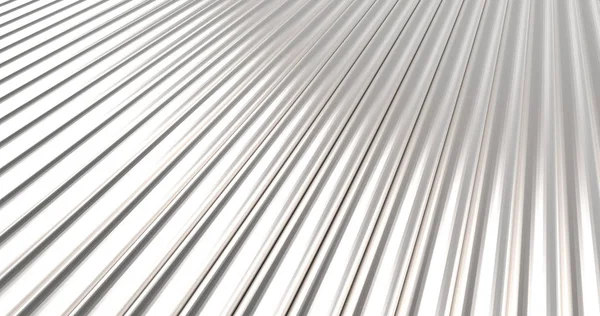 Gümüş silindir desen arka plan. 3D render.