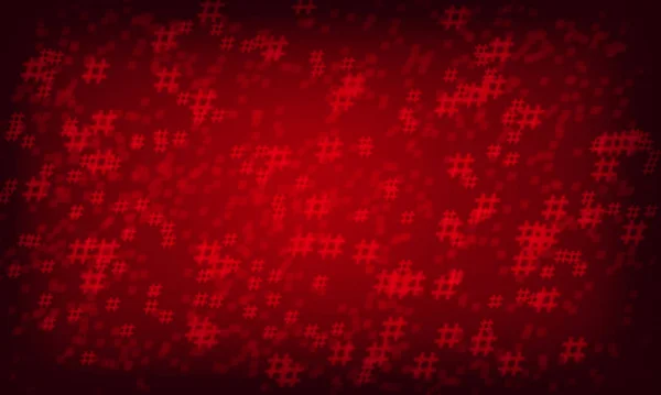Червоний Хештег Випадкового Візерунка Фону Ілюстрація — стокове фото