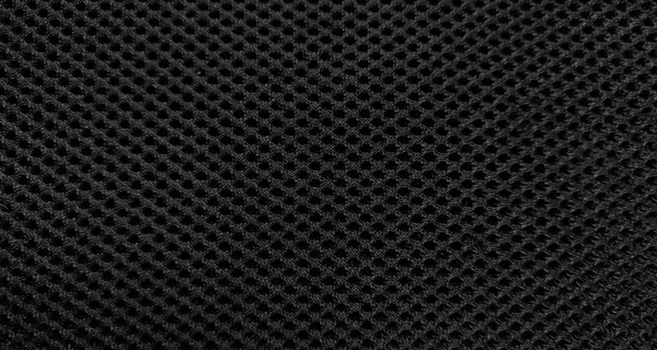 Černá Nylonová Tkanina Vzor Textury Pozadí — Stock fotografie