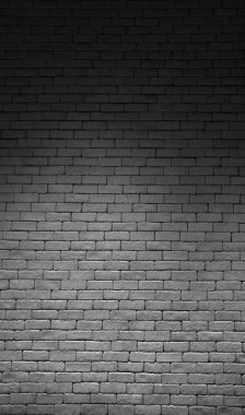 Beyaz tuğla duvar ve gölge desen doku arka plan.